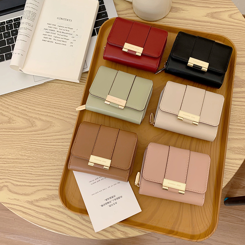 Picture of 2025 Cross-Border New Small Wallet Women's High-End Small Foldableing Wallet Short Zipper 70% off Clutch Bag for Women