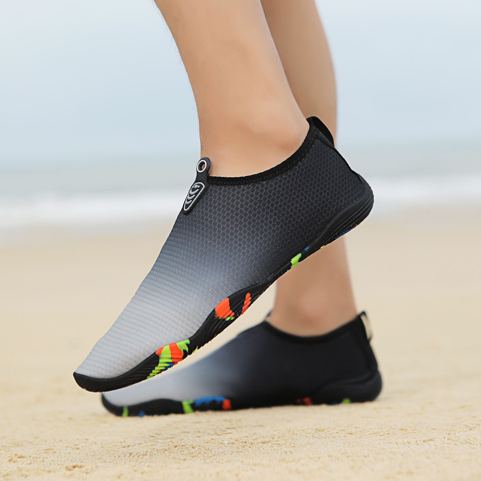 Cross-Border Outdoor River Tracing Shoes, Breathable Beach Shoes, Non-Slip Quick-Drying Swimming Shoes, Men's Fishing Shoes, Couple Walking Shoes