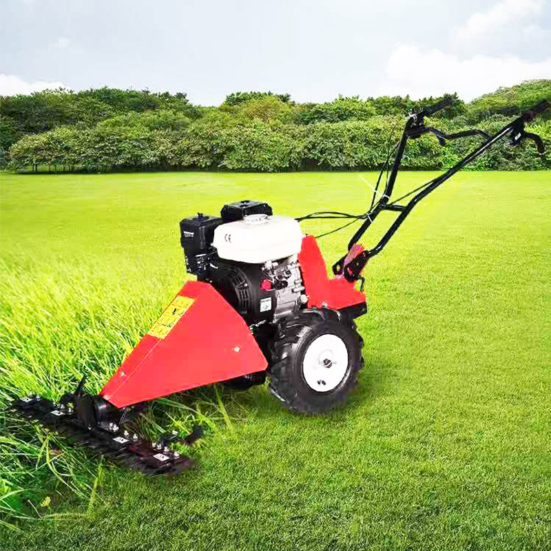 Small Hand-Held Orchard Lawn Mower, Lightweight Weed Harvester, Self-Propelled Lawn Mower, Picture Lawn Mower