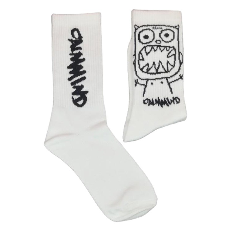 Mid-barrel socks men's autumn and winter Korean couples trendy hip-hop Street skateboard basketball long-barrel trendy brand sports socks for men and women