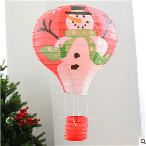 Picture of Hot Air Balloon Paper Lantern Decoration Shopping Mall Store Celebration Kindergarten Corridor Hanging Decoration Birthday Party Celebration Venue Layout