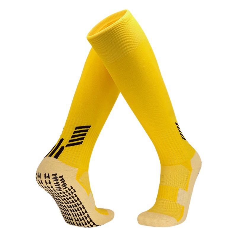 Autumn and Winter Professional Football Socks Men's Long Tube Dotted Socks Sweat-Absorbent High Tube Sports Socks Towel Bottom Non-Slip Socks Wholesale