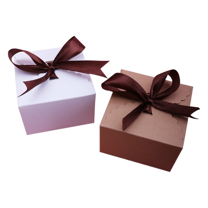 Cowhide Snow Mei Niang Square Packaging Mini S West Point Moon Cake Egg Yolk Candy Box Biscuit Cake Gift Box Roll