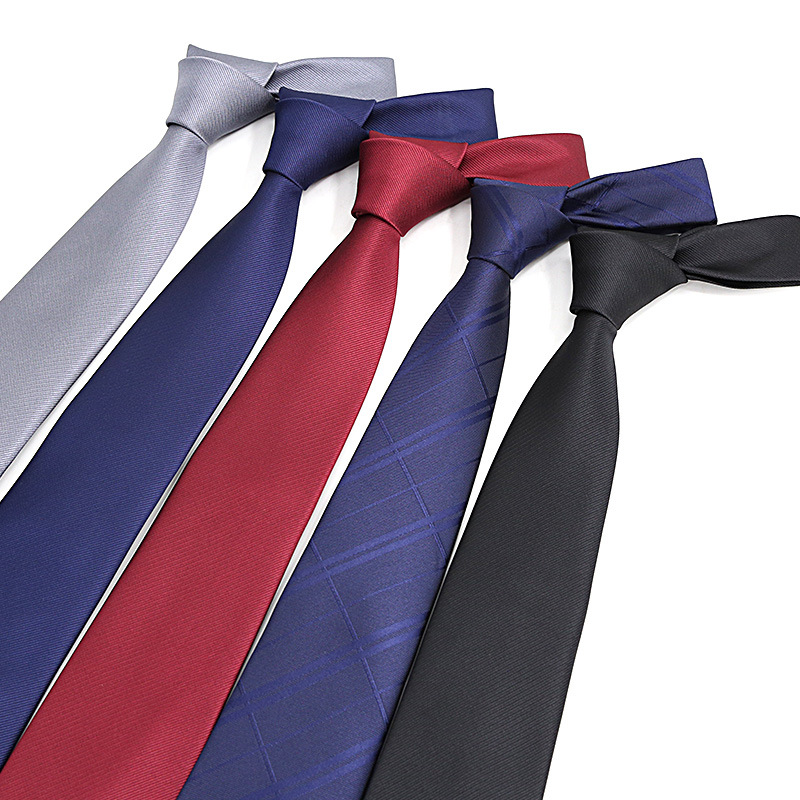 Picture of New Style Tie Men's Formal Business Casual Simple Style Solid Color Striped Arrow-Shaped Tie Manufacturer Ready Stock Wholesale