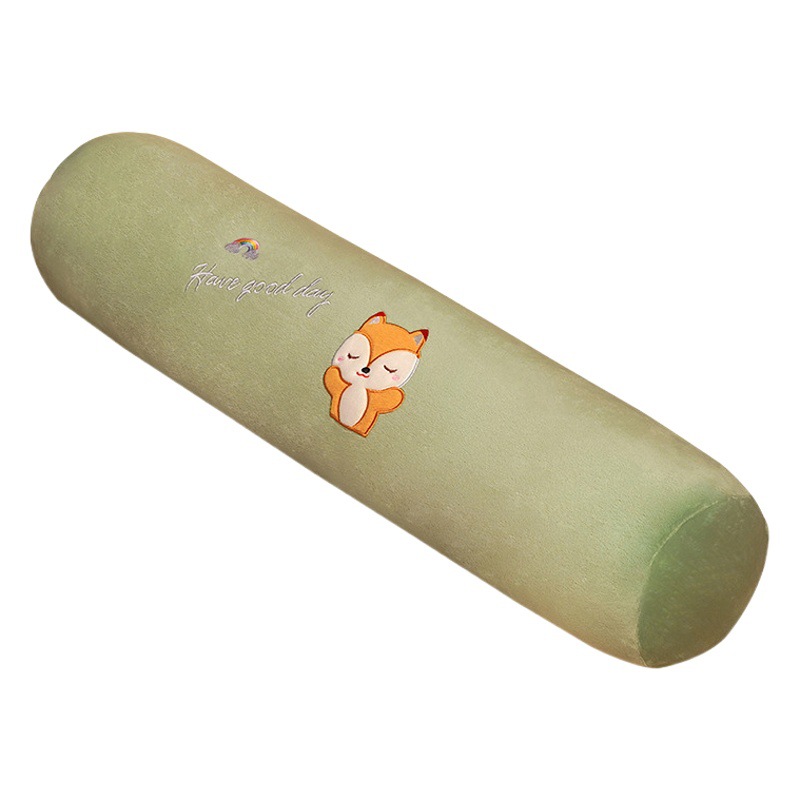 Long Cartoon Cute Cylindrical Pillow for Girls to Sleep on the Bed with Legs Folded Side Sleeping Pillow for Boys Large Pillow Bedside