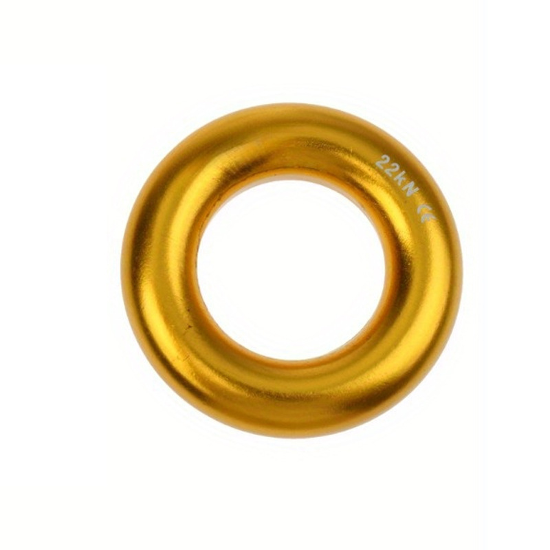 Picture of Q & C outdoor mountaineering climbing multi-functional aluminum alloy ring climbing flat belt ring belt connecting ring bearing 22KN