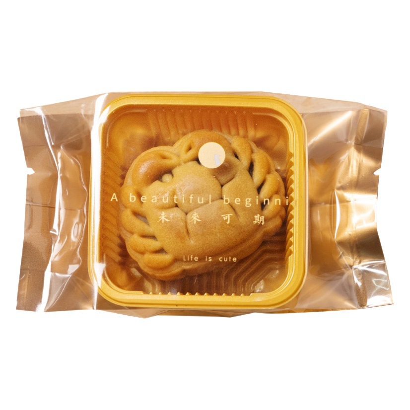 2023 Original Future Mooncake Packaging Bags Egg Yolk Crisp Cantonese Mooncake Flow Heart 50g 80g Machine Sealed Bags