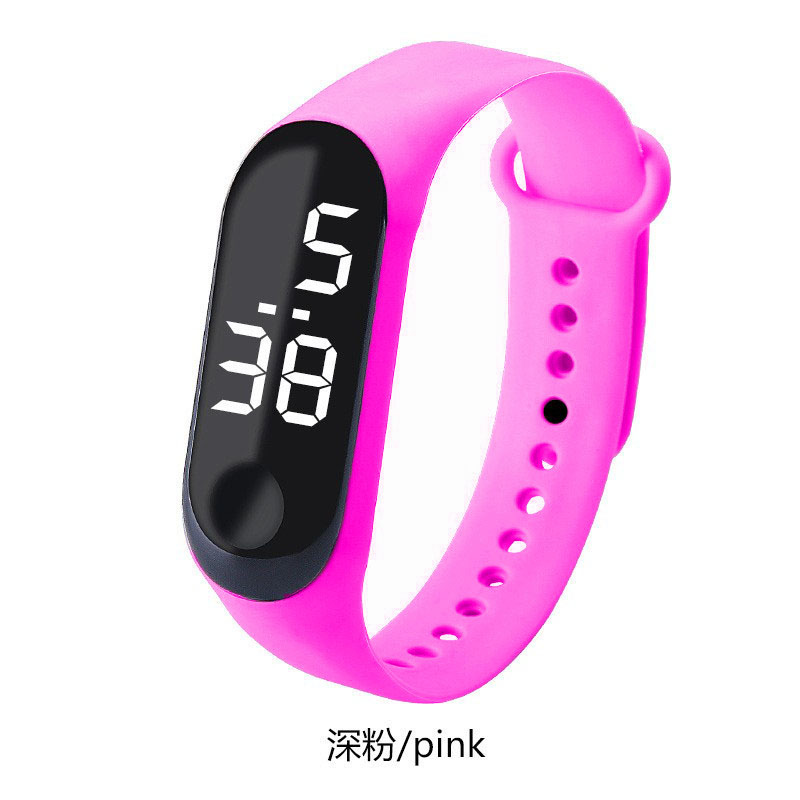 Picture of Manufacturer Simple Waterproof Led White Light Digital Watch Fashionable Student Couple Leisure Sports Touch Touch