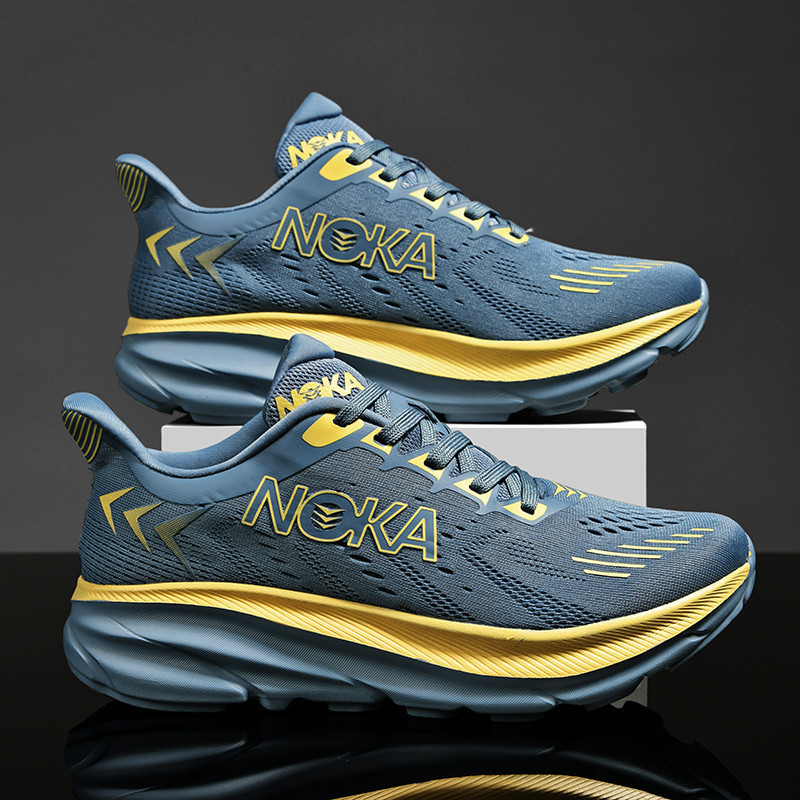 Cross-Border Large Size Sports Shoes for Men, Lightweight Fly-Woven Mesh Breathable Casual Shoes, Gym Marathon Running Shoes for Men