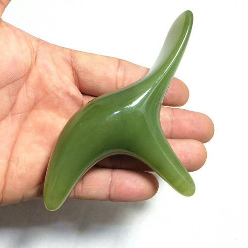 Picture of Wax triangle Sparrow massager 3 forks original point massage Sparrow massage bird point pressure acupoint meridian stick trumpet trigeminal