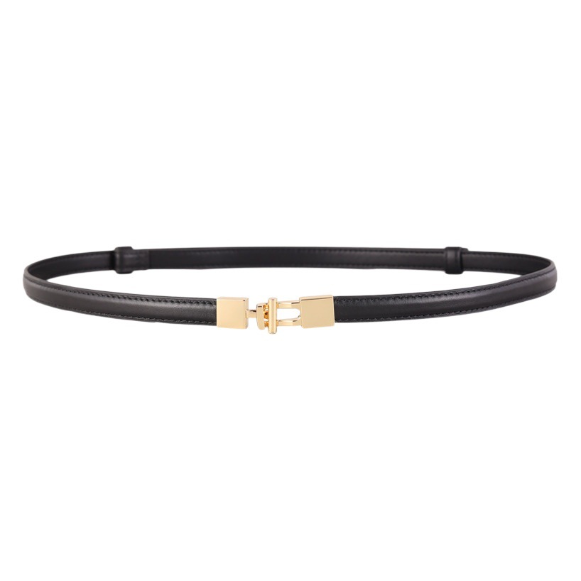 Genuine Leather Thin Belt Women's Skirt Simple All-match 2023 New Arrival Belt Women's Waisted Belt Women's Factory in stock