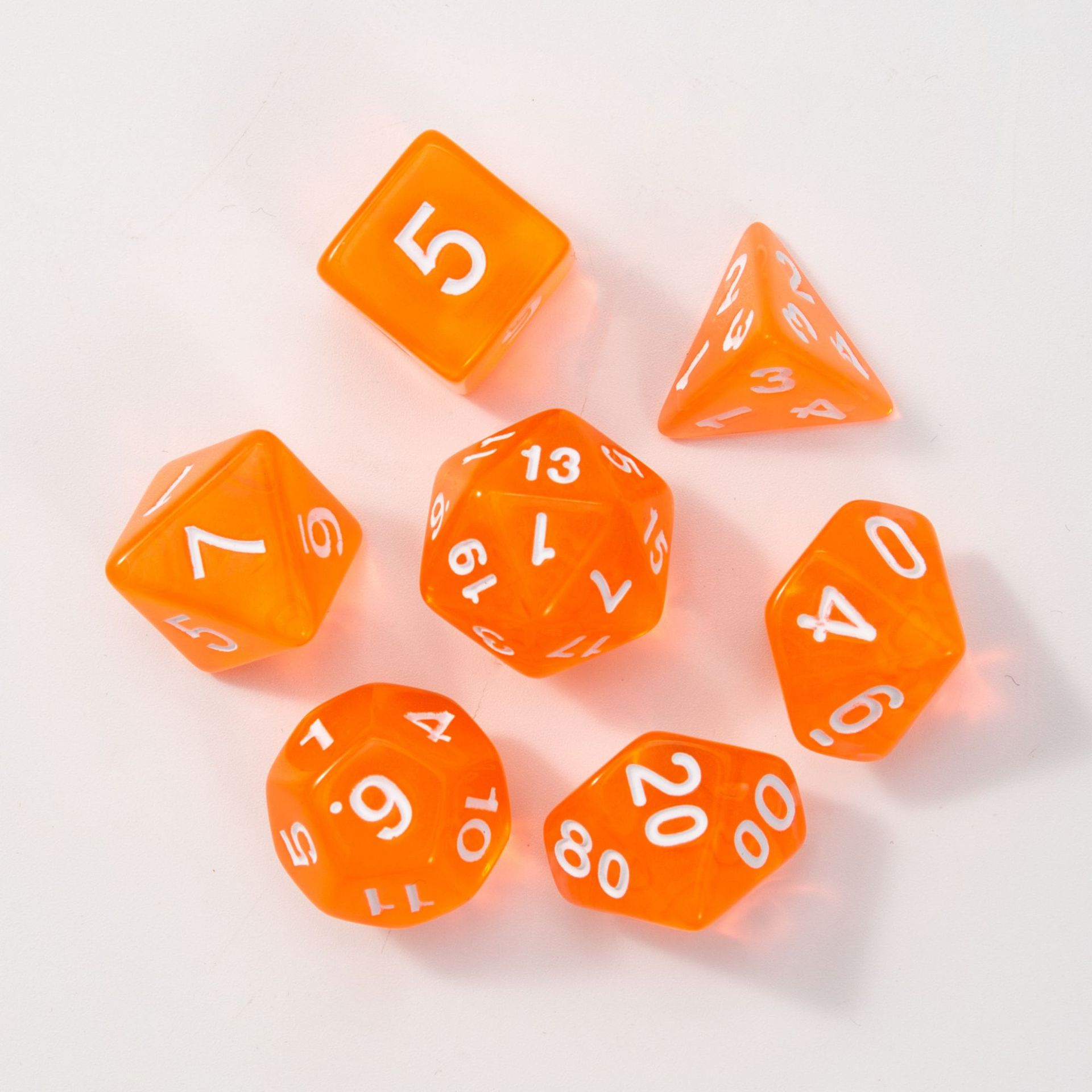 Picture of Multi-sided dice seven-piece Dungeons and Dragons table game dice DND sieve TRPG running group Amazon quick sale