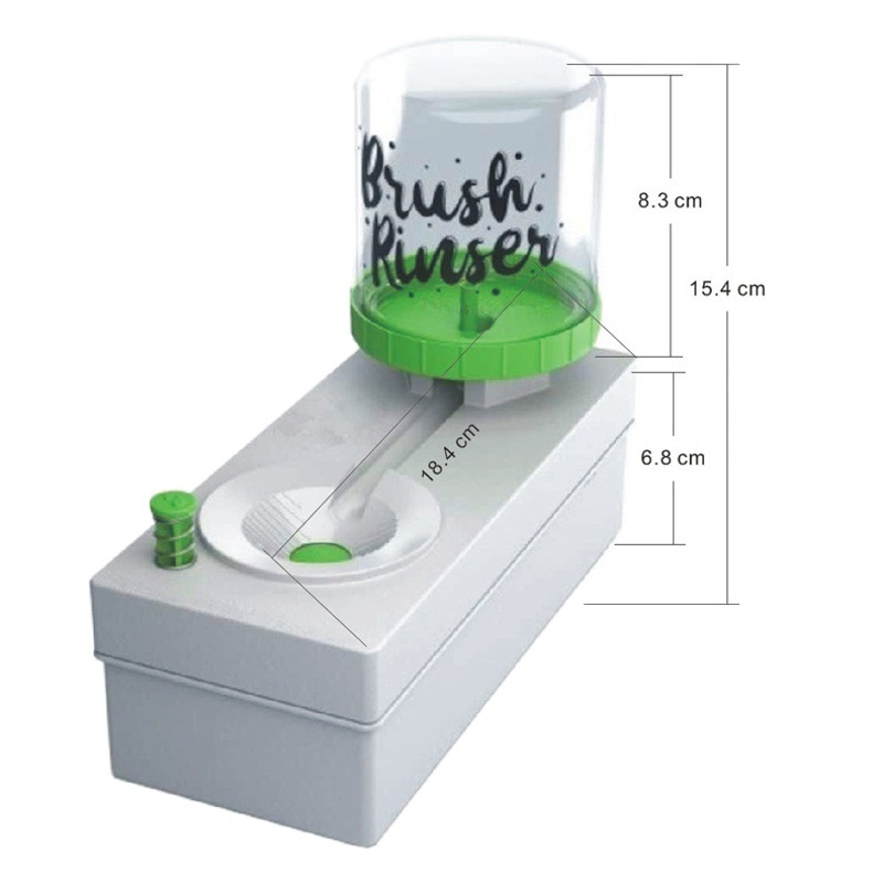 Brush Rinser Brush Brush Washer Clean Water Circulation Washer Brush Cleaning Tool