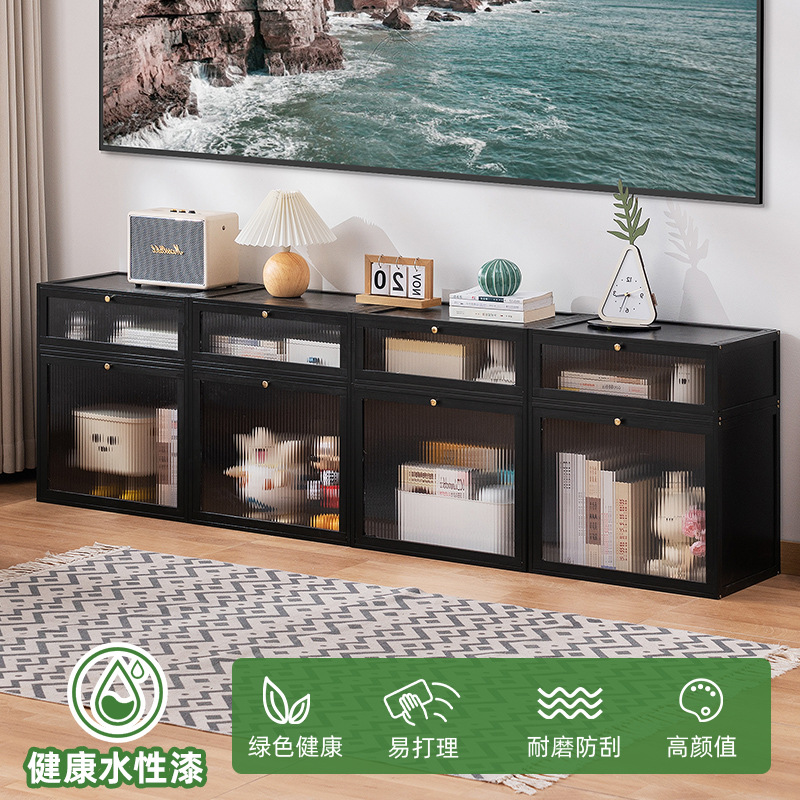 Picture of Simple Bookshelf Floor Bookcase Children's Reading Area Picture Book Rack Wall Storage Rack Living Room Household Storage Rack