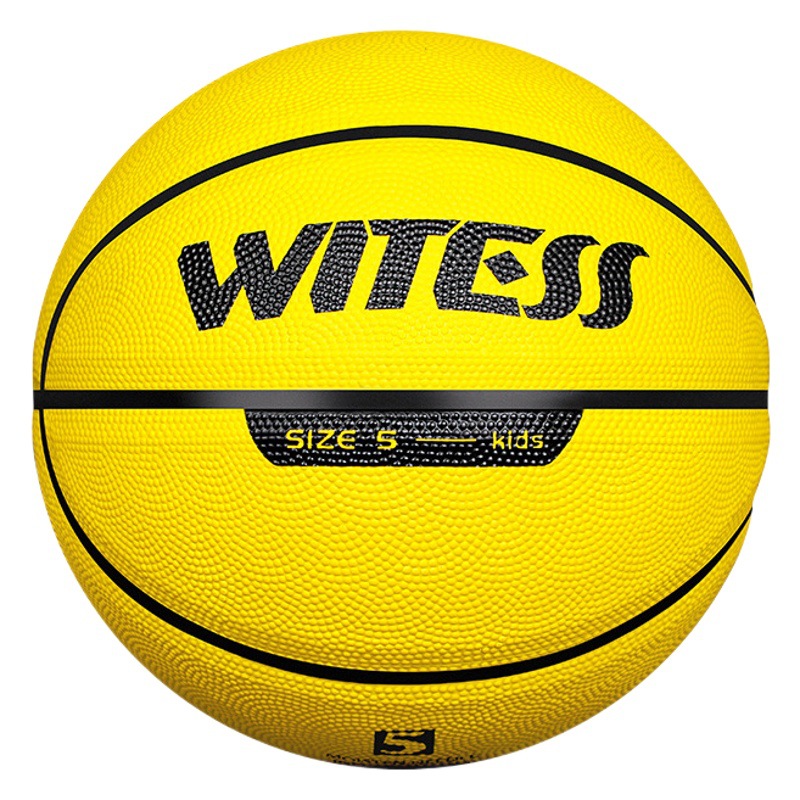 WITESS kindergarten baby children basketball 345 primary school students training special rubber blue ball lettering wholesale