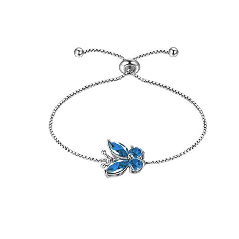 Picture of TEMU Cross-border New Butterfly Ring Earring Necklace Female European and American Animal Butterfly Pendant Clavicle Chain Jewelry suit
