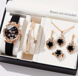 Picture of New TikTok Popular Women's Watch Fashion Personality Simple Watch Butterfly Digital Belt Watch Set