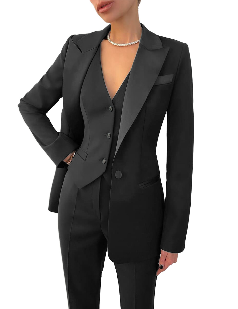 Picture of Cross-Border Women's Three-Piece Suit Business Professional Casual Women's Suit Amazon Best-Selling Three-Piece Suit for Women