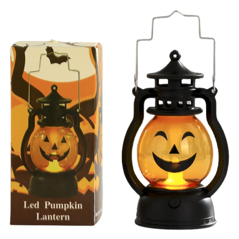 New Halloween decorations oil lamp portable pumpkin lamp small Lantern Bar Party children's small gift