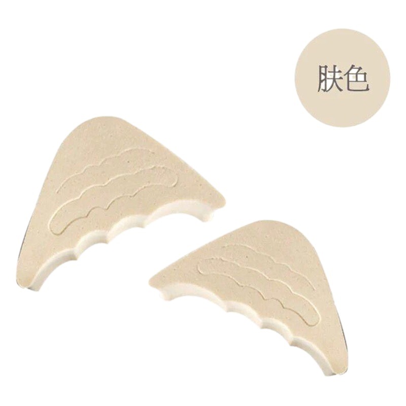 Toe Plug Adjustment Size Anti-Pain Forefoot Pad Women's Pointed Toe Shoes Half Pad High Heels Filled Non-Slip Soft and Thickeneded