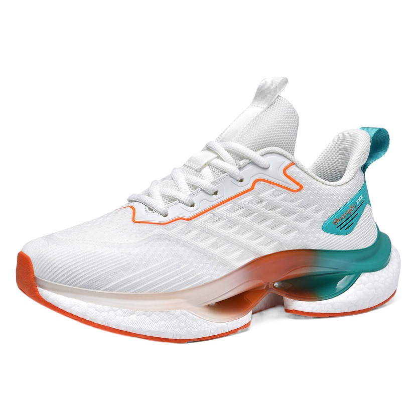 Spring and Autumn Cross-Border Men's Shoes Popcorn New Trendy Casual Sports Shoes Lightweight Soft Sole Breathable Running Shoes