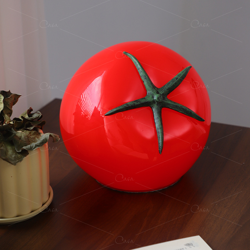 [Ripe Tomatoes] Creative Tomato Night Light Bedroom Bedside Atmosphere Decoration Cute Ornaments Birthday Gift