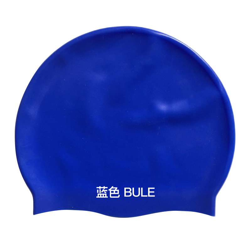 Picture of 2025 Silicone Swimming Cap Wholesale Solid Color Waterproof Diving Cap Plus No Head Swimming Cap Adult Swimming Equipment