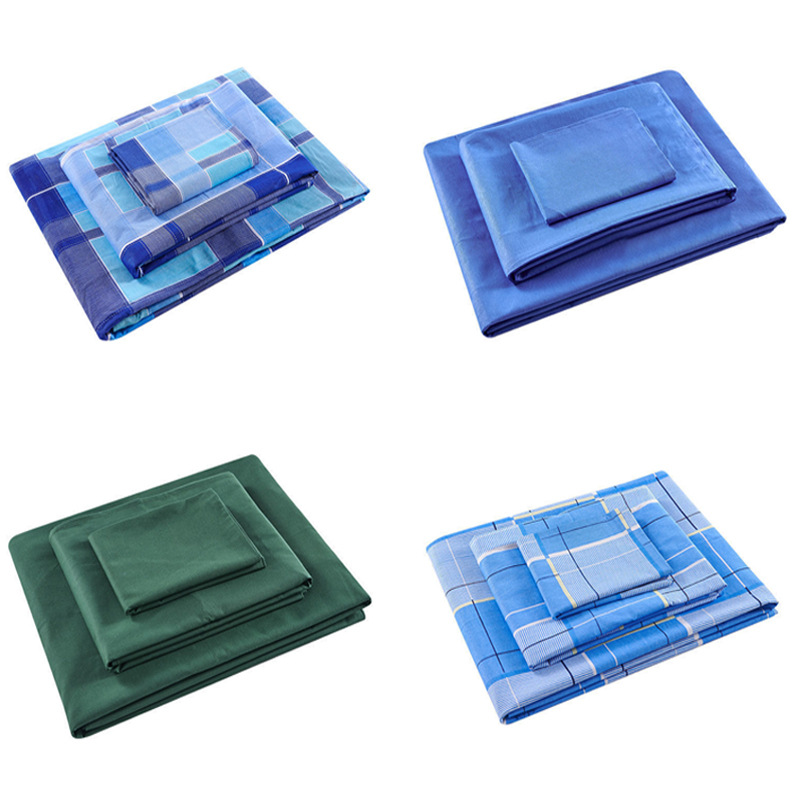 Picture of Factory wholesale military green cotton bedding quilt student military training dormitory labor protection quilt cotton quilt mattress set