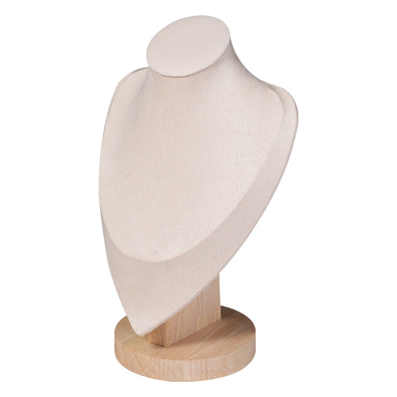 Creative flannel beech jewelry rack combination suit necklace rack ring gypsum tray jewelry storage shooting props