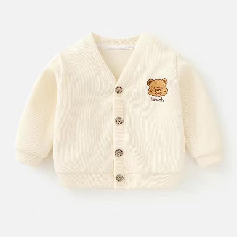 Picture of Baby Coat Spring and Autumn Girls' Western Style Spring and Autumn Clothes Baby Top Korean Knitted Clothes Baby Coat