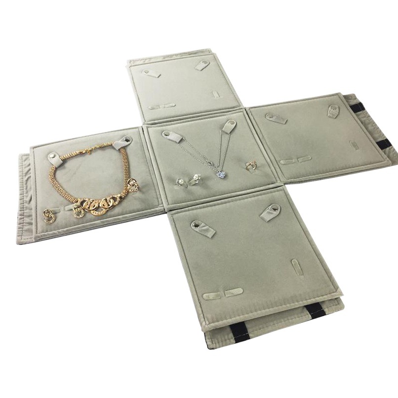 Jewelry Storage Bag Multi-function Bag Earrings Necklace Ring Bracelet Watch Travel Exhibition Portable Storage Bag