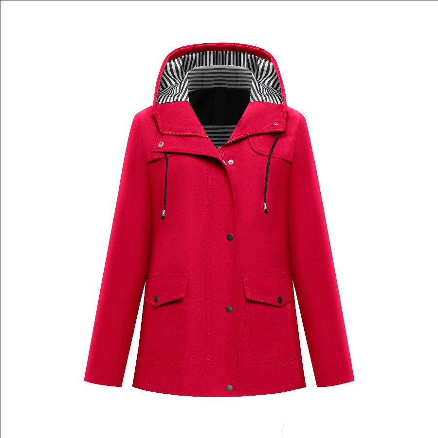 Picture of Cross-Border Export Amazon Wish Autumn and Winter Jacket Women's Windbreaker Outdoor Mountaineering Clothing Waterproof Jacket