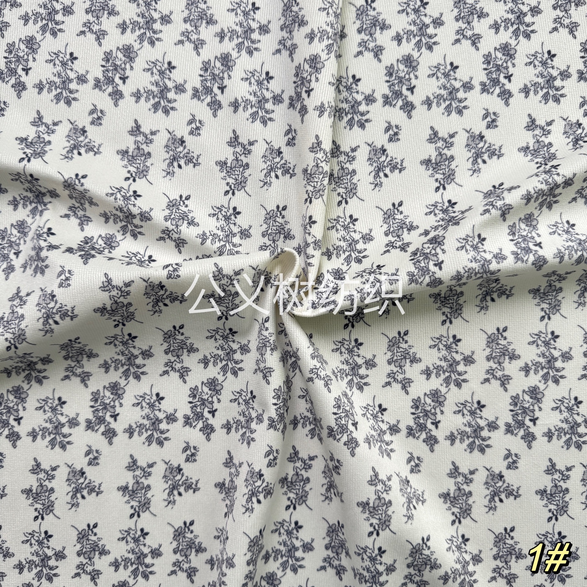 Picture of "Jin Yun Silk" Autumn and Winter Soft Skin-friendly Fabric Lisi Velvet 21 Pit Small Floral Printed Fabric