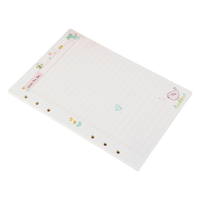 Spot hand Ledger creative cartoon A5 loose-leaf replacement core wholesale exquisite cartoon color six-hole diary
