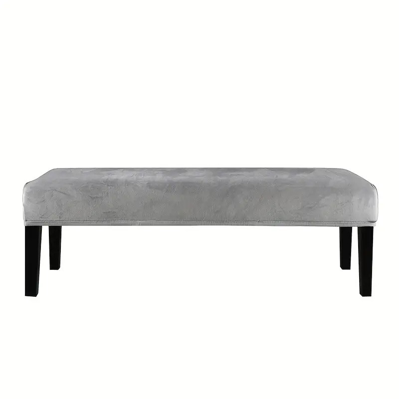 Picture of Cross-border silver fox velvet long stool cover with rope elastic all-inclusive stool cover dust-proof cross-border bench chair cover manufacturers wholesale