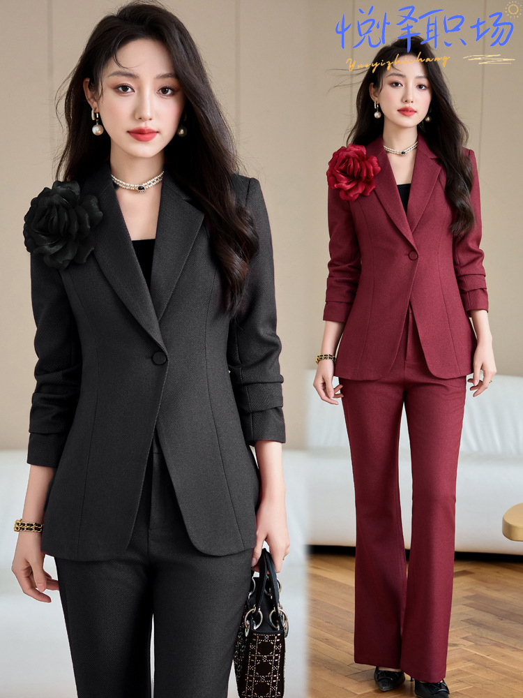 Superior Suit Jacket Women's Winter Thick Autumn High-end Business Wear Interview Dress Suit suit Work Clothes