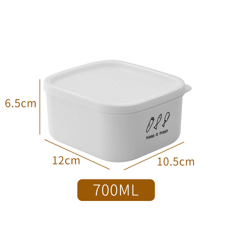 Picture of [Thickened storage box] sealed plastic storage box refrigerator microwave oven heating lunch box food sealed box