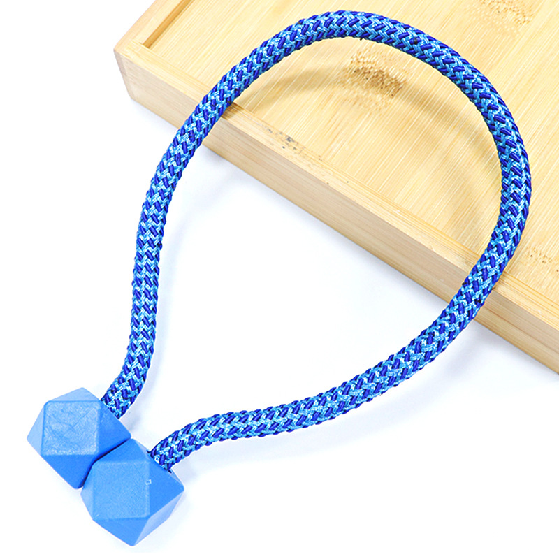 Picture of Cross-border Wholesale Creative Rubik's Cube Magnetic Buckle Punch-free Pair Pack Simple Curtain Buckle Tying Rope Accessories Curtain Strap