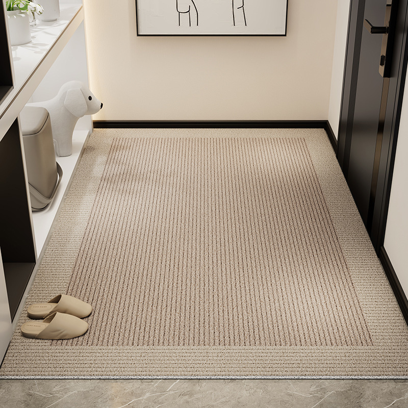 Picture of Light Luxury High-end Door Floor Mat Dirt-resistant Wear-resistant Anti-slip Mat Household Tailable Mud Scraping Silk Ring Floor Mat