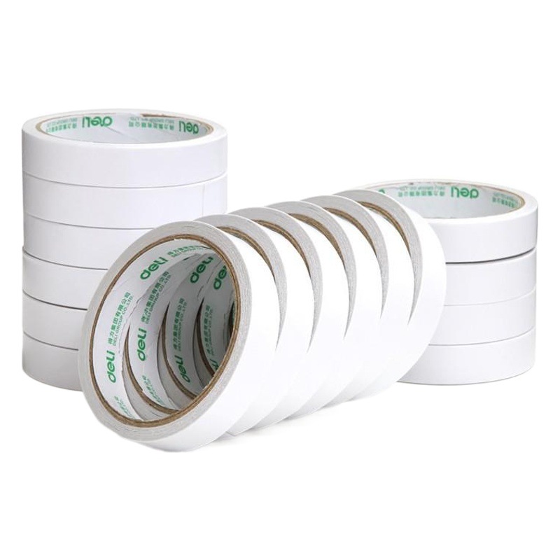 Deli double-sided tape foam tape narrow double-sided tape 9mm wide 36mm double-sided tape 24mm paper tape