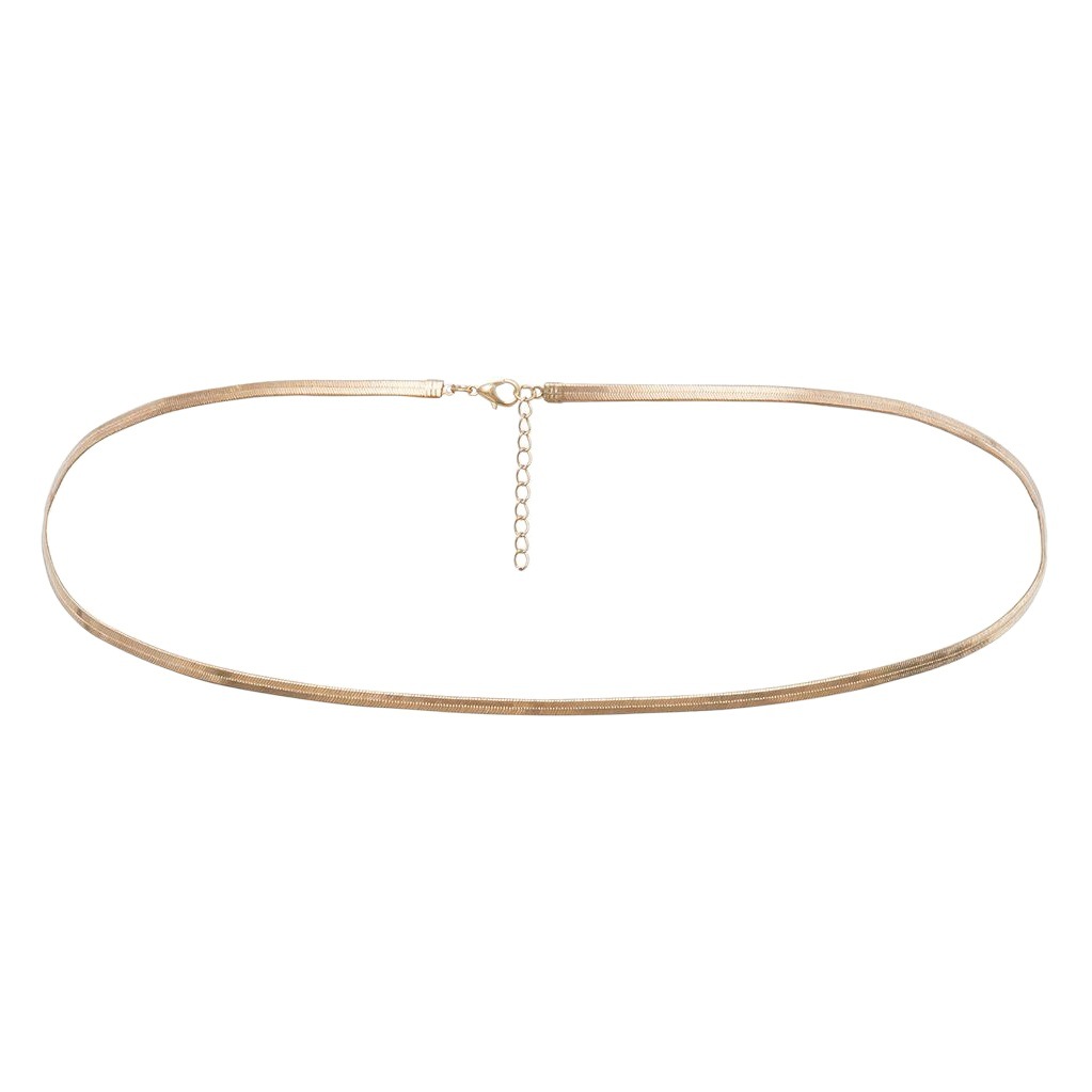 2019 cross-border new European and American fashion simple wind waist chain sexy street style snake bone chain body chain