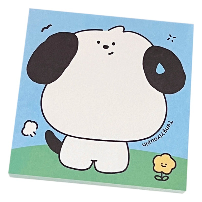 Tengyi original cartoon notepad girl notepad cute puppy notepad student message paper can be torn wholesale