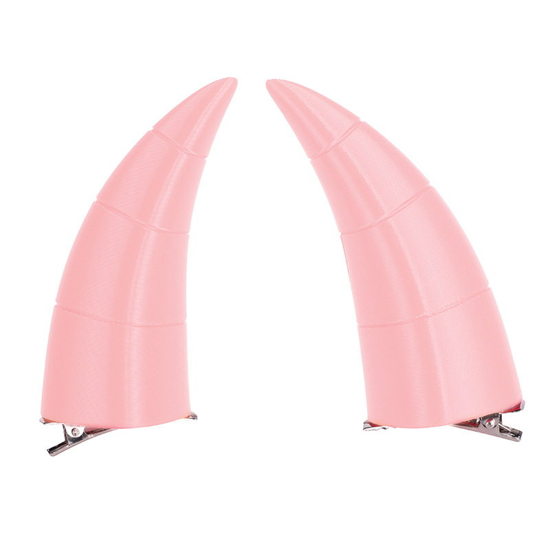 Picture of cosplay Universal Black Devil Horn Horn Halloween Headwear Accessories Props Cos Anime Hairpin 3D Headwear