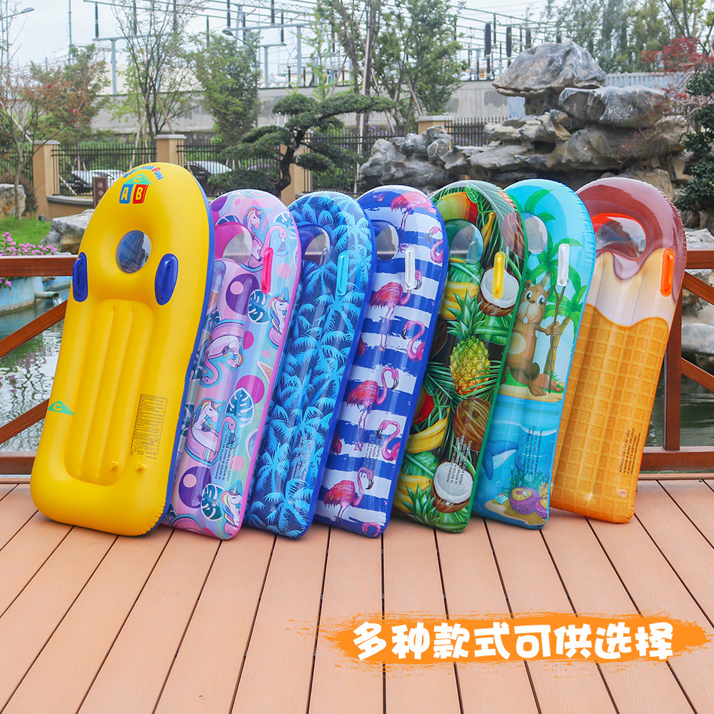 Picture of Cross Border in stock Inflatable Surfboard New Product Children PVC Inflatable Paddle Board Surfing Toys Water Skiing Toys