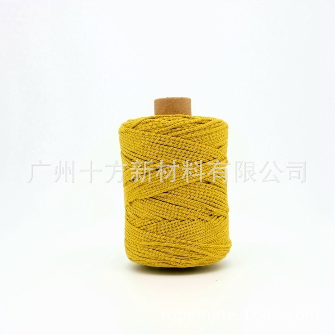 Picture of Wholesale color 1.5mm round strand yarn combed cotton thread crochet wool knitting handmade thread DIY cotton rope