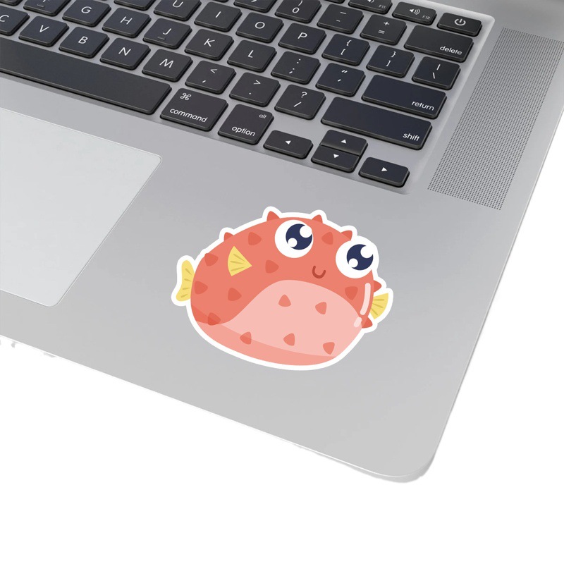 50 large-eyed animal graffiti stickers mobile phone Cup refrigerator decorative stickers waterproof stationery creative stickers wholesale
