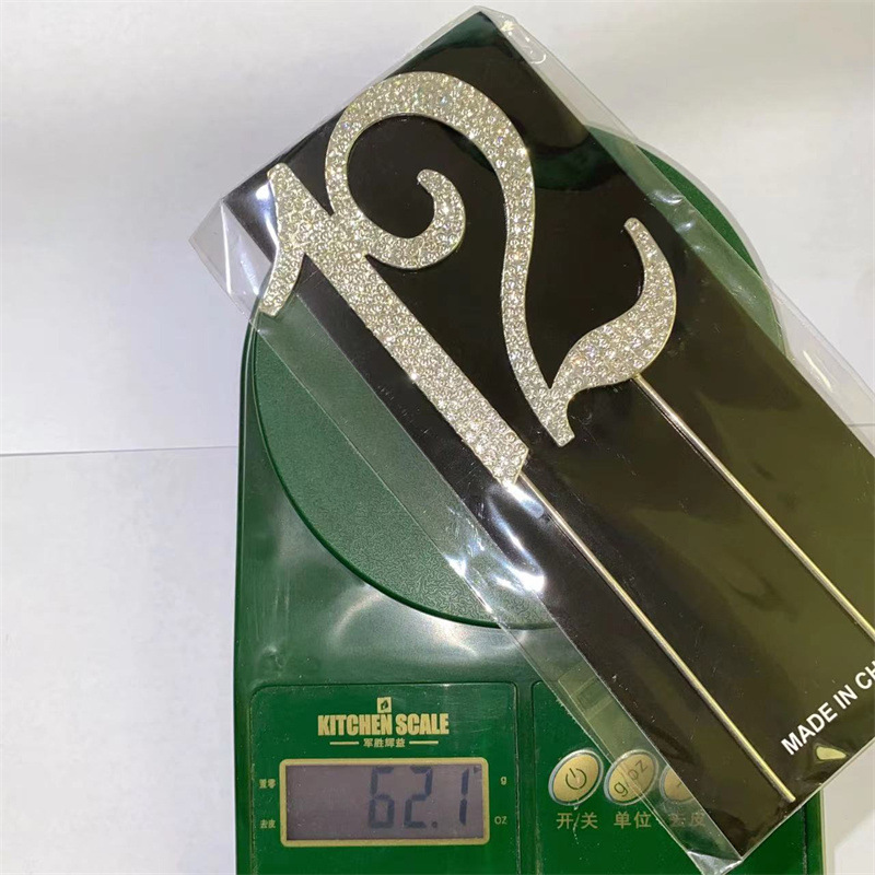 Picture of Wedding cake insert card foreign trade best selling wedding cake accessories large number 50 60 70 90