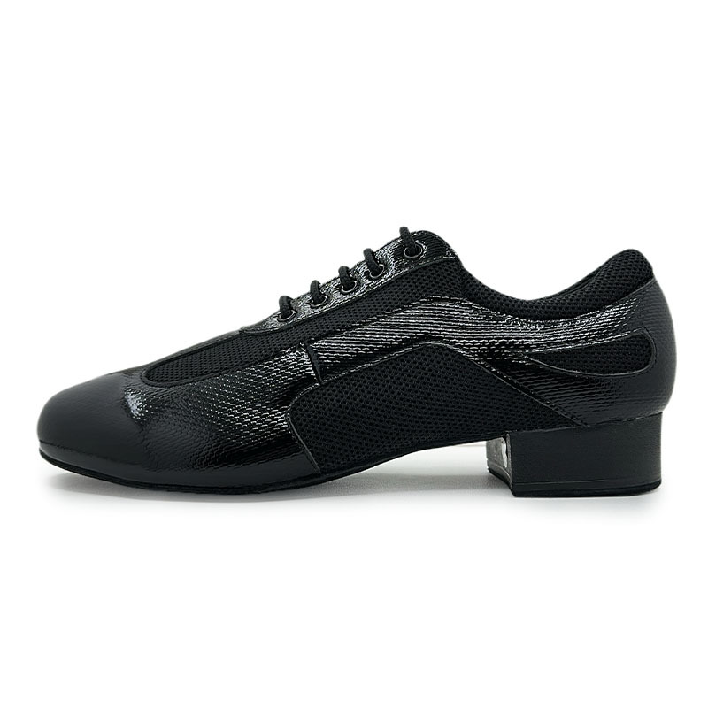 Dance Palmer Breathable Latin Dance Shoes Low Heeled Men's Modern Dance Shoes Training Practice Shoes Teacher Shoes Soft Sole Dance Shoes