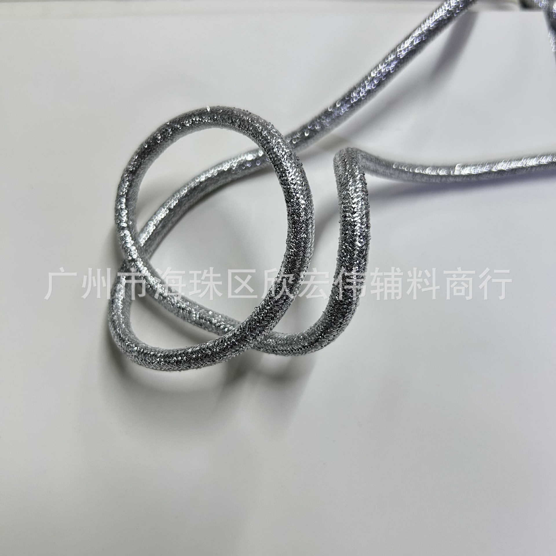 6mm gold and silver black onion color round rope hat rope sweater drawstring gold and silver waist twisted rope in stock