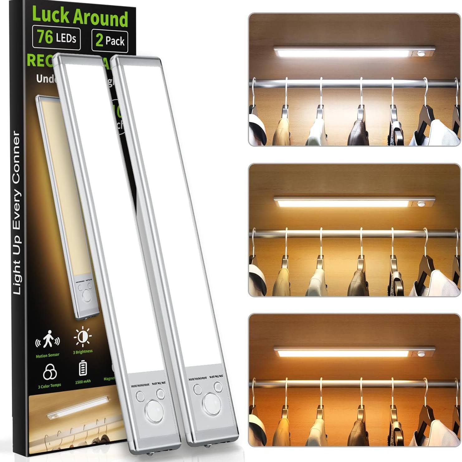 Cross-border led cabinet light human body induction charging night light desk lamp kitchen bedroom hole-free lamp with light bar lamp